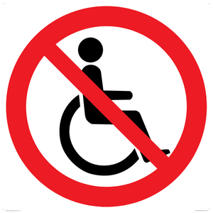 P914 Prohibition: No disabled access